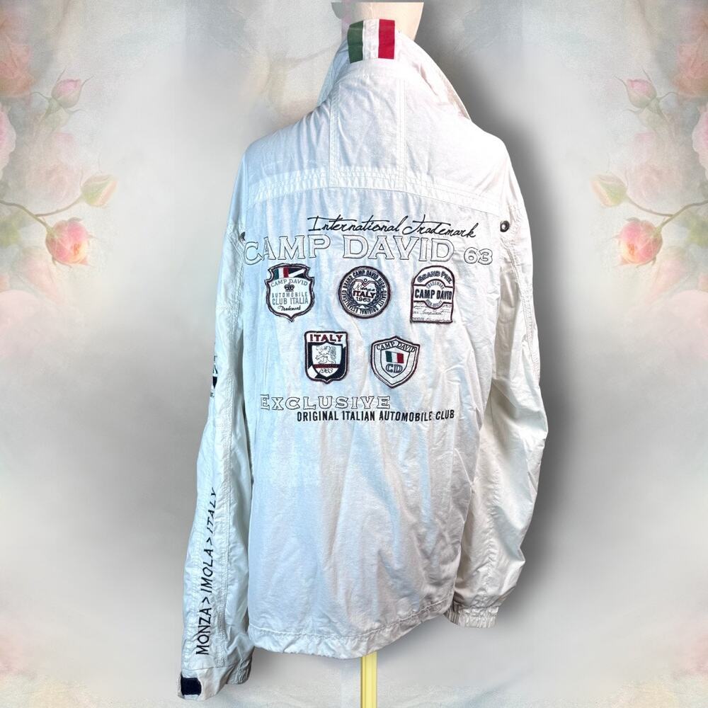 Rare Camp David Germany International Italian Automobile Club Racing Jacket